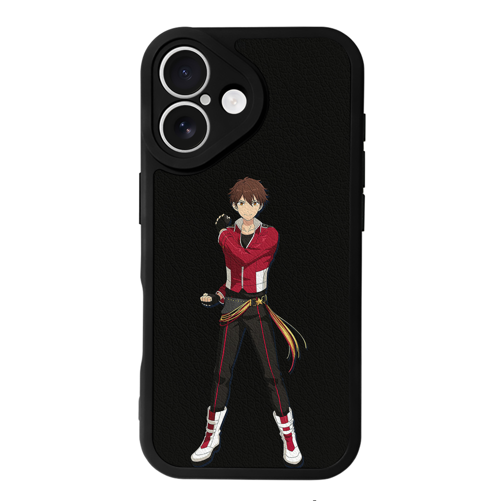 （画像用） あんさんぶるスターズ! Ensemble Stars 【iPhone 16シリーズ対応】シリコンスマホケース（レザー調） 材質：シリコン